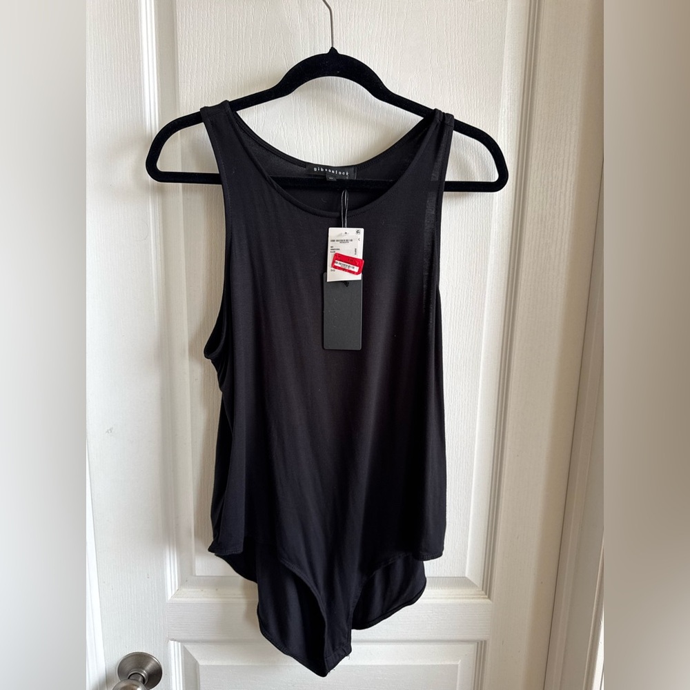 Black bodysuit tank top XL